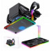 JYS Station chłodwith ąca JYS-SDM003-V2 LED RGB with  łaforwarką na 2 pady, 4x USB i standiem for Steam Machine (SB11945)