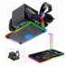 JYS Station chłodwith ąca JYS-SDM003-V2 LED RGB with  łaforwarką na 2 pady, 4x USB i standiem for Steam Machine (SB11945)