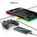 JYS Station chłodwith ąca JYS-SDM003-V2 LED RGB with  łaforwarką na 2 pady, 4x USB i standiem for Steam Machine (SB11945)