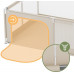 King Kids Kojec dziecięcy Cozy 22 Beige - 180 cm (TN-COZY 22 BEIGE)