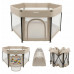 King Kids Kojec dla dziecka składany Cozy 30 Beige (TN-COZY 30 BEIGE)