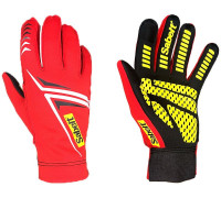 Sabelt G34 Sim Gloves Rękawice wyścigowe, with  obsługą fortyku, silikonowa dłoń, 216-223mm obwód - cwith erwony, S (00319-02-02-RED-S)