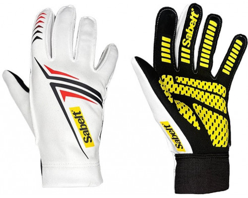 Sabelt G34 Sim Gloves Rękawice wyścigowe, fortykowe, silikonowa dłoń, 216-223mm obwód - białe, S (00319-02-02-WHI-S)