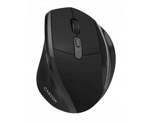 Canyon Mouse OnClick 17 Ergonomic 6 buttons 1600DPI Wireless Black (CNE-CMSW17B)
