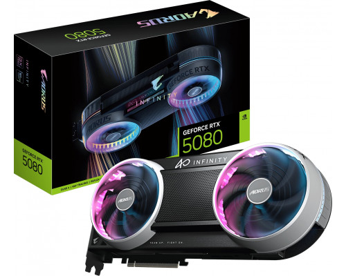 Gigabyte AORUS GeForce RTX 5080 Infinity 16GB GDDR7 DLSS4 (GV-N5080AORUS IF-16GD)