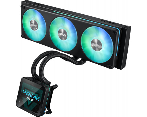 Asus PRIME SLC II 360 ARGB LCD procesor chłodnica cieczy all-in-one 12 cm Black 1 szt. (90RC01W1-B0EAY0)