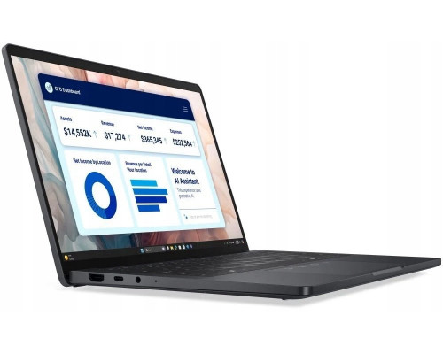 Laptop Dell Pro 13 Premium PA13250 Copilot+ PC Intel Core Ultra 7 266V Laptop 33,8 cm (13.3") Full HD+ 16 GB LPDDR5x-SDRAM 512 GB SSD Wi-Fi 7 (802.11be) Windows 11 Pro Gray Czeski, Słowacki (CXKCM)