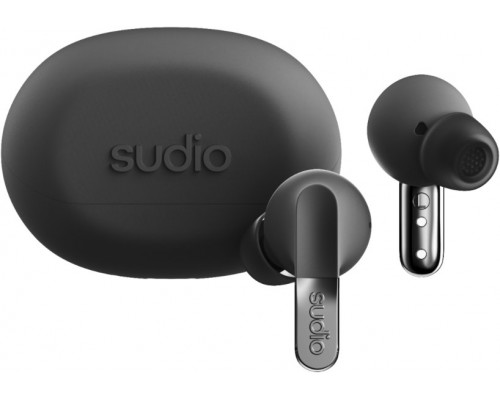 Sudio  | N3 Pro | | In-ear | Microphone | Titanium Black | Noise canceling |  (N3PROBLK)