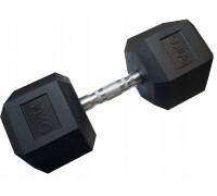Kubisport Hantla Jednoręczna Sześciokątna Gumowana Ciężar Obciążenie 30 kg (Kub_05-CB30HEX)