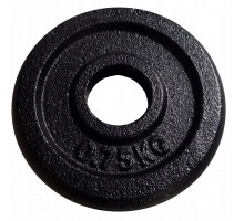 Kubisport Ciężar load cast iron plate do Gryfu Hantli 0,75kg - 25mm (Kub_05-CW0/75K-25)
