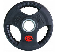 Kubisport Plate ciężar load olympic gumowe z uchwytami 50mm 5kg (Kub_05-CWRUB5)