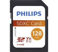 SD  Philips SDXC 128 GB Class 10 UHS-I/U1 V10 (FM12SD55B/10)