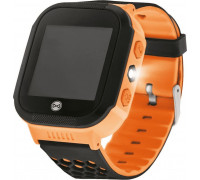 Smartwatch Forever Find Me KW-200 black-pomarańczowy  (GSM036546)