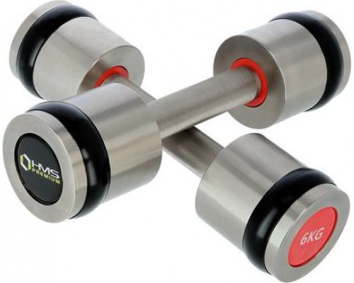 HMS ‎‎Dumbbells HH06 chrome plated 2 x 6 kg