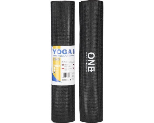 One Fitness Jogas paklājs melns (YM02)