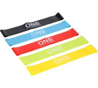 One Fitness Mini Band PBF-SET05 dažādu pretestības līmeņu komplekts daudzkrāsains 5 gab.