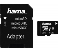 SD  Hama MicroSDXC 128 GB Class 10 UHS-I/U1  (001241580000)