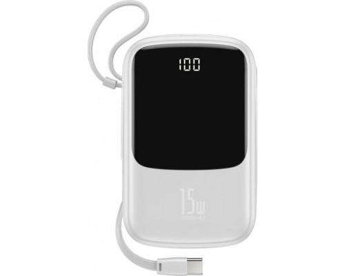 Baseus Qpow 15W USB-C 10000mAh White