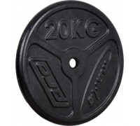 Marbo Sport Standard iron discs slim 20 kg MW-O20-slim -