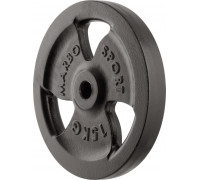Marbo Sport Standard tri grip discs 15 kg MW-O15-kier -