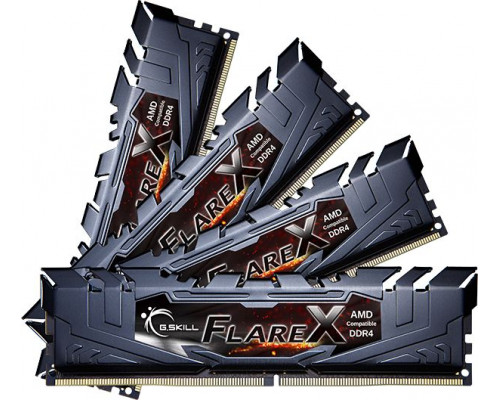 G.Skill Flare X, DDR4, 64 GB, 3200MHz, CL16 (F4-3200C16Q-64GFX)