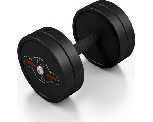 Marbo Sport Steel Rubber Dumbbell 12,5 kg -