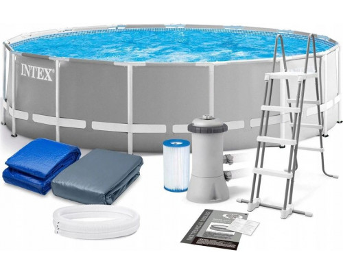 Intex Swimming pool rack 457x122cm + pompa (26726GN)