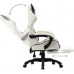 vidaXL White-Black with footrest (287995)