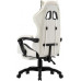 vidaXL White-Black with footrest (287995)