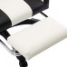 vidaXL White-Black with footrest (287995)