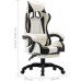 vidaXL White-Black with footrest (287995)