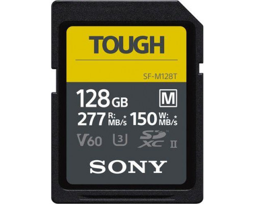 SD  Sony SF-M Tough SDXC 128 GB Class 10 UHS-II U3 V60 (SFM128T/T1)