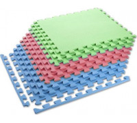 One Fitness Aizsargsegums MP10 180 cm x 180 cm x 1 cm daudzkrāsains