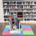 One Fitness Aizsargsegums MP10 180 cm x 180 cm x 1 cm daudzkrāsains