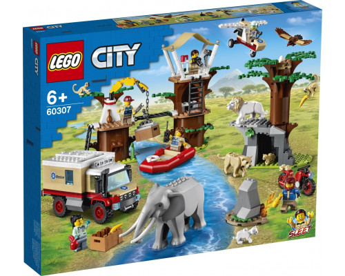 LEGO City Obóz ratowników dzikich zwierząt (60307)