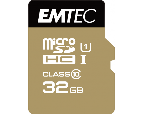 SD  Emtec Elite Gold MicroSDHC 32 GB Class 10 UHS-I/U1  (ECMSDM32GHC10GP)