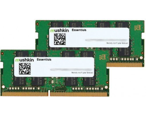 Mushkin Essentials, SODIMM, DDR4, 32 GB, 2133 MHz, CL15 (MES4S213FF16G28X2)