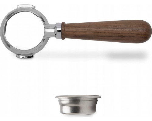 Lelit - PLA580W Filtr do kawy 58mm bez wylewek z drewnianą rączką