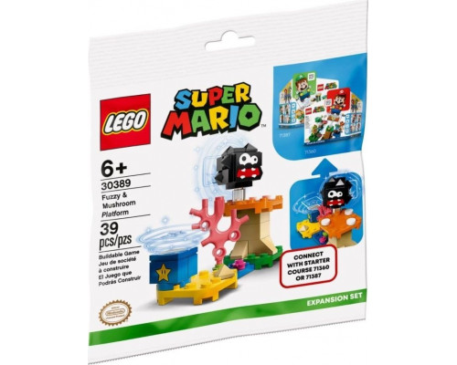LEGO Super Mario™ Fuzzy & Mushroom Platform (Polybag) (30389)