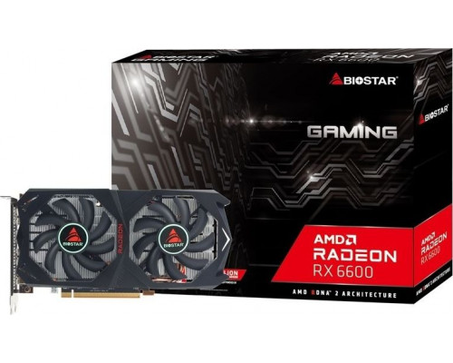 Biostar Radeon RX 6600 8GB GDDR6 (VA6606RM81-ABHRH-BS2)