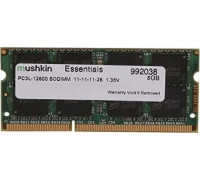 Mushkin Essentials, SODIMM, DDR3, 8 GB, 1600 MHz, CL11 (992038)