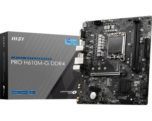 MSI PRO H610M-G DDR4