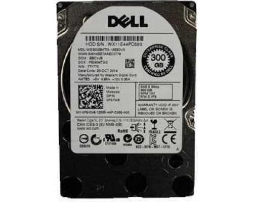 Dell 300GB 2.5'' SAS-2 (6Gb/s)  (F9KW8)