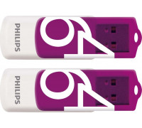 Pendrive Philips Vivid (2 szt.), 64 GB (433990)