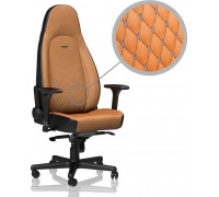 Noblechairs ICON z prawdziwej skóry - koniak/black (GAGC-091)