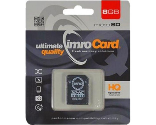 SD  Imro MicroSDHC 8 GB Class 10 UHS-I/U1  (KOM000654)