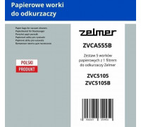 Zelmer Bags for the vacuum cleaner Zelmer ZVCA 555B