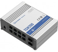 Switch Teltonika Teltonika Ethernet Switch TSW200 10/100/1000 Mbps (RJ-45), Unmanaged, Desktop, Ethernet LAN (RJ-45) ports 8