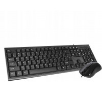 Omega OMEGA KEYBOARD US MOUSE SET OKM-09 ZESTAW PRZEWODOWY KLAWIATURA MYSZ USB BLACK [45545]