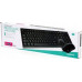 Omega OMEGA KEYBOARD US MOUSE SET OKM-09 ZESTAW PRZEWODOWY KLAWIATURA MYSZ USB BLACK [45545]